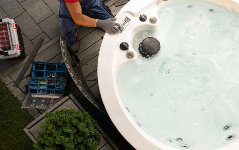 fixing a hot tub