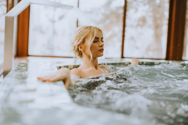 Hot Tub Winter Hermantown MN Relax In The Cold